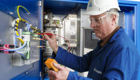 Img 1814 Compair Service Engineer Electrical Testing